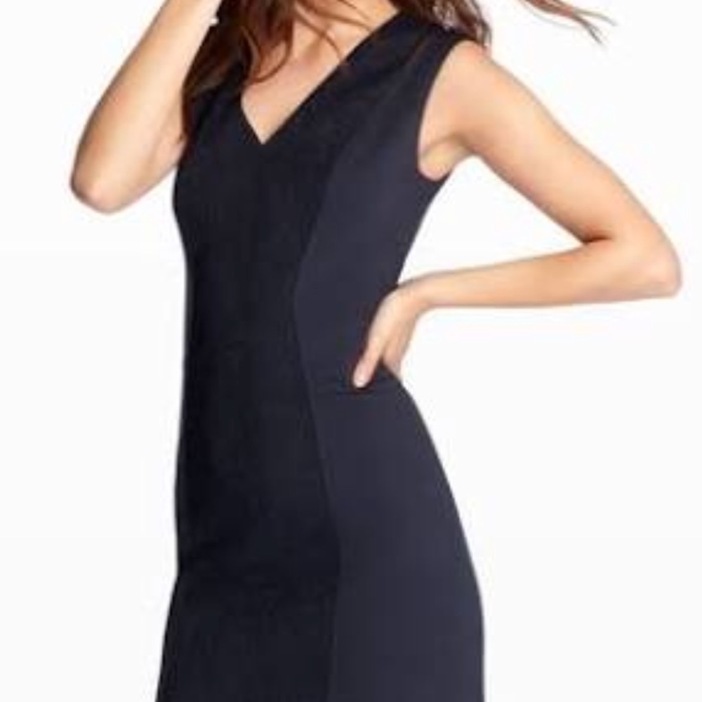 A beautiful dark navy and dark blue, stress fabric
